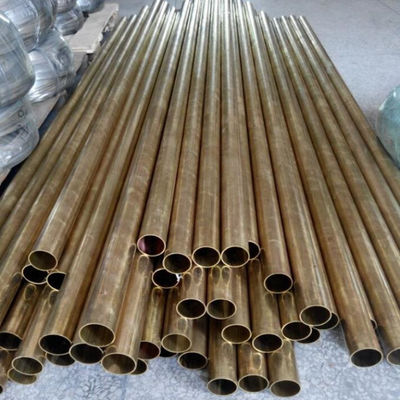 لوله های مس بدون درز با دمای بالا فشار بالا ≥99.9% محتوای Cu